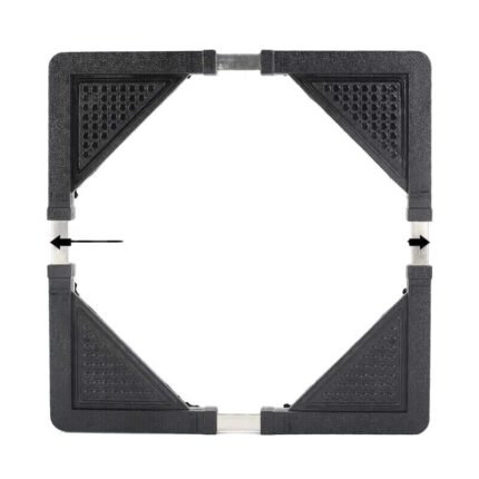 Adjustable Mobile Base with Rubber Wheels for Washing Machines & Refrigerators