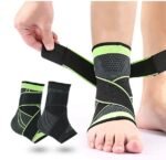 Adjustable Sports Ankle Compression Sleeve – Pain Relief & Injury Recovery Support Brace