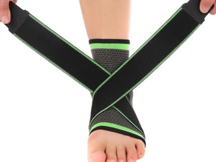 Adjustable Sports Ankle Compression Sleeve – Pain Relief & Injury Recovery Support Brace