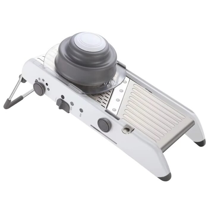 Adjustable Stainless Steel Mandoline Slicer – Manual Vegetable & Fruit Cutter for Onion, Potato, Tomato, Cucumber