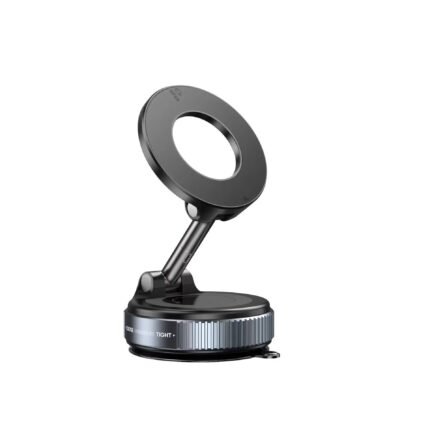Aluminium Alloy Magnetic Mobile Phone Holder – Strong Suction Cup Car Mount for Navigation & Hands-Free Use