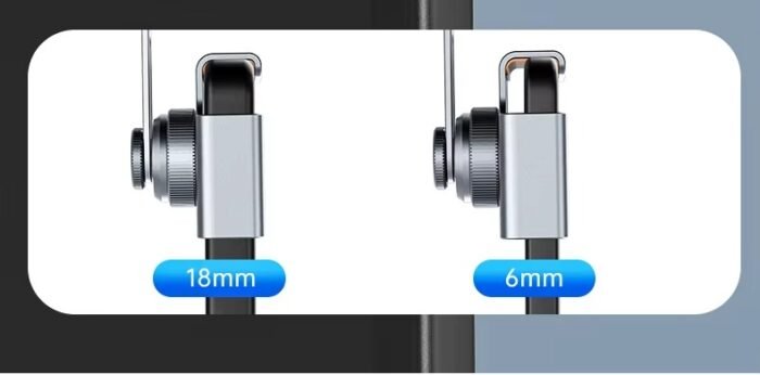 Aluminum Alloy Magnetic Car Phone Holder – Waterproof Floating Screen Mount for Dashboard & Windshield