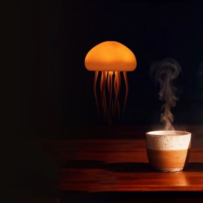 Automatic Jellyfish Tank Lamp – LED Decorative Light for Bedroom & Living Room