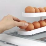 Automatic Rolling Egg Dispenser – Double Layer Refrigerator Egg Holder & Storage Container Box