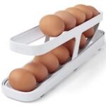 Automatic Rolling Egg Dispenser – Double Layer Refrigerator Egg Holder & Storage Container Box