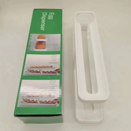 Automatic Rolling Egg Dispenser – Double Layer Refrigerator Egg Holder & Storage Container Box