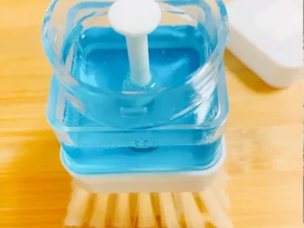 Automatic Rotating Kitchen Cleaning Brush – Multi-Purpose Dish, Pot & Sink Scrubber Household Wash Tool