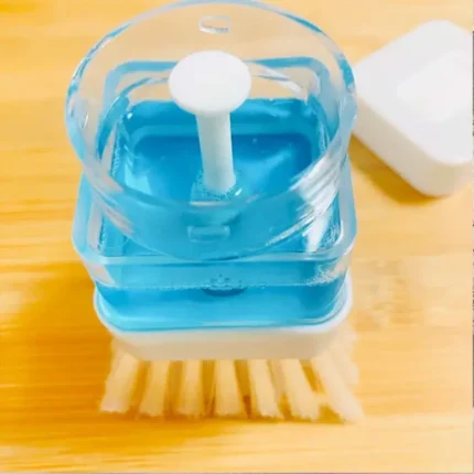 Automatic Rotating Kitchen Cleaning Brush – Multi-Purpose Dish, Pot & Sink Scrubber Household Wash Tool