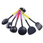 Colorful 6-Piece Nylon Kitchen Utensil Set – Quality Cooking Tools with Vibrant Handles