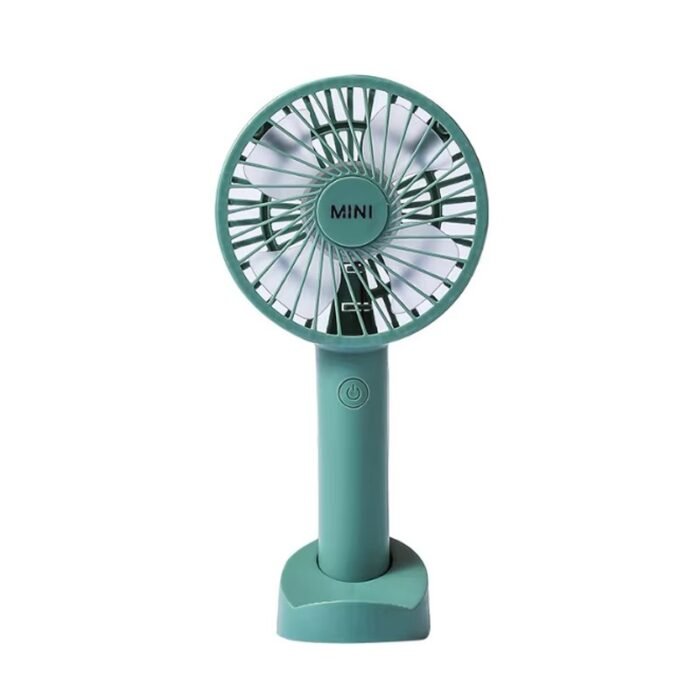 Compact USB Rechargeable Handheld Fan – Portable Personal Cooling with 3-Speed Control