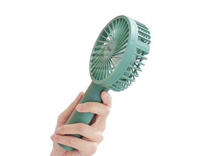 Compact USB Rechargeable Handheld Fan – Portable Personal Cooling with 3-Speed Control