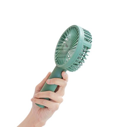 Compact USB Rechargeable Handheld Fan – Portable Personal Cooling with 3-Speed Control