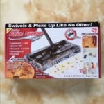 Cordless Electric Broom Vacuum – Rotating Hand-Push Sweeper with Dock Charger