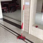 Cordless Electric Broom Vacuum – Rotating Hand-Push Sweeper with Dock Charger