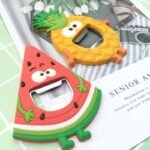 Cute Pineapple & Watermelon Bottle Opener with Fridge Magnet – Kitchen Décor & Beer Cap Opener