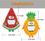 Cute Pineapple & Watermelon Bottle Opener with Fridge Magnet – Kitchen Décor & Beer Cap Opener