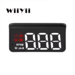 Digital Car HUD Speed Display with Non-Slip Dashboard Sun Cover
