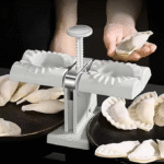 Double Head Manual Dumpling Maker – Quick Dumpling Press Mould Tool for Wrapping Two at a Time
