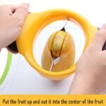 Durable Stainless Steel Mango Slicer Cutter – Easy Core Remover & Fruit Splitter Tool