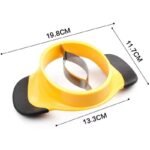 Durable Stainless Steel Mango Slicer Cutter – Easy Core Remover & Fruit Splitter Tool