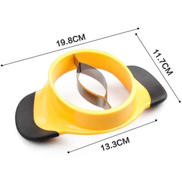 Durable Stainless Steel Mango Slicer Cutter – Easy Core Remover & Fruit Splitter Tool