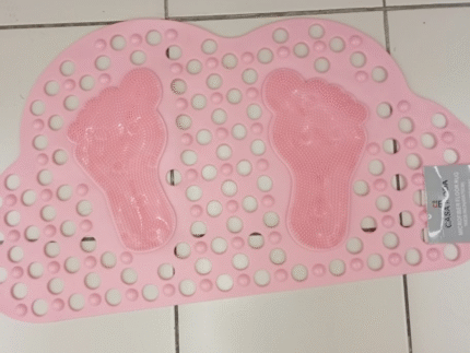 Eco-Friendly Non-Slip Bathroom Mat with Suction Cups – Anti-Fall Shower & Bath Mat for Kids and Adults, Massage Foot Design