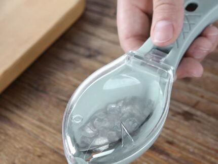 Fish Scale Remover with Cover – Stainless Steel Scraper & Cleaning Tool for Kitchen and Fishing