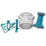 Hand-Operated Garlic/Onion Press Chopper – Eco Plastic Vegetable Cutter