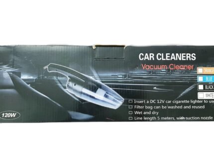 Handheld Cordless Portable Car Vacuum – Includes Extension & Brush Accessories