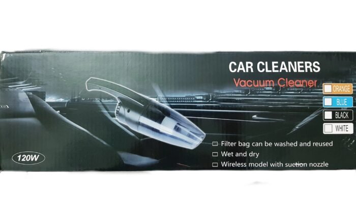 Handheld Cordless Portable Car Vacuum – Includes Extension & Brush Accessories