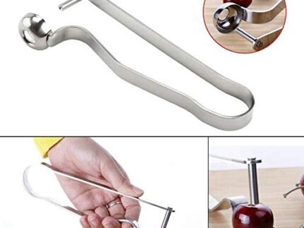 Handheld Fruit Core & Seed Clamp – DIY Salad Prep Clamp Gadget