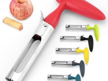 Heavy-Duty Stainless Apple Coring Tool – Ergonomic Fruit Corer for Baking, Snacking & Food Prep