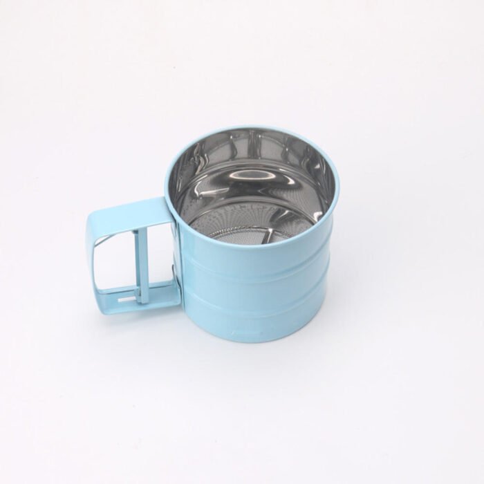 High-Quality Stainless Steel Flour Sifter Cup with Handle – Baking Powder Sieve for Cakes & Pastries