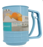 High-Quality Stainless Steel Flour Sifter Cup with Handle – Baking Powder Sieve for Cakes & Pastries