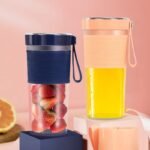 High-Speed Portable Electric Juicer Blender – 6-Blade USB Rechargeable Smoothie Maker for Home, Travel & Gym