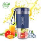 High-Speed Portable Electric Juicer Blender – 6-Blade USB Rechargeable Smoothie Maker for Home, Travel & Gym