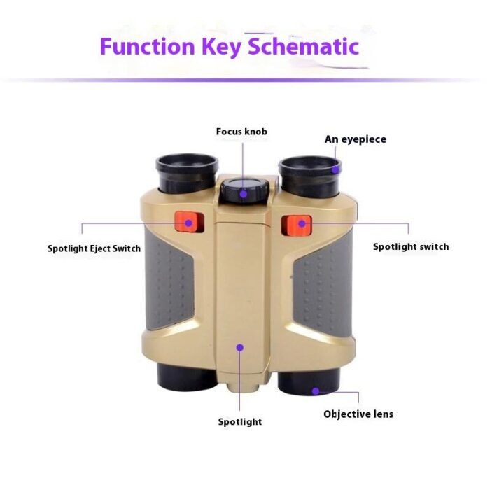 Kids Night Vision Binoculars with Pop-Up Light – Auto Focus Telescope for Children7