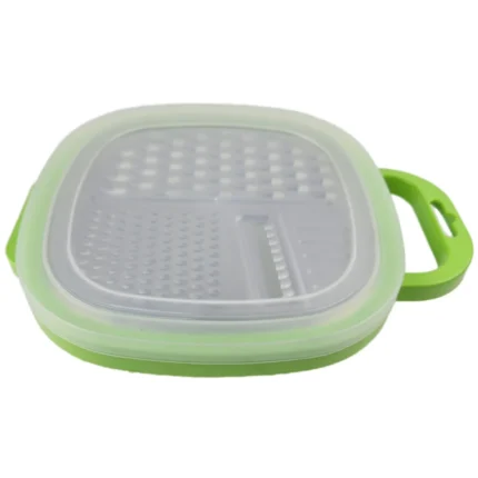 Kitchen 3-in-1 Plastic Food Grater – Cheese, Carrot & Potato Slicer with French Fry Cutte
