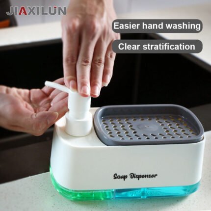 Kitchen Sink Foam Soap Dispenser – Refillable Pump for Dish Soap