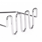 Kitchen Stainless Steel Manual Potato Masher – Wave-Shaped Kitchen Crusher for Smooth Mashed Potatoes & Vegetable Prep