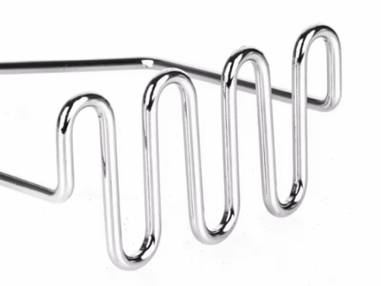Kitchen Stainless Steel Manual Potato Masher – Wave-Shaped Kitchen Crusher for Smooth Mashed Potatoes & Vegetable Prep