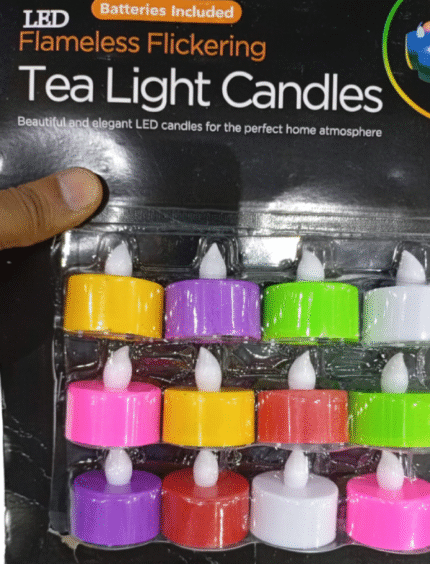 LED Flameless Decorative Candles – Romantic Christmas, Wedding & Home Lighting
