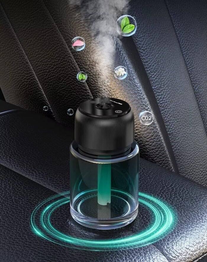 Luxury Large-Capacity Car Glass Perfume & Air Freshener – Star Top Design Aroma Diffuser for Long-Lasting Freshness