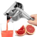 Manual Citrus Juicer Handheld Lemon Orange Squeezer – Heavy Duty Manual Fruit Press Juice Extractor for Home & Kitchen