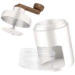Manual Shaved Ice Machine – Portable Snow Cone Maker & Ice Crusher with Free Ice Cube Tray for Home & Outdoor Use