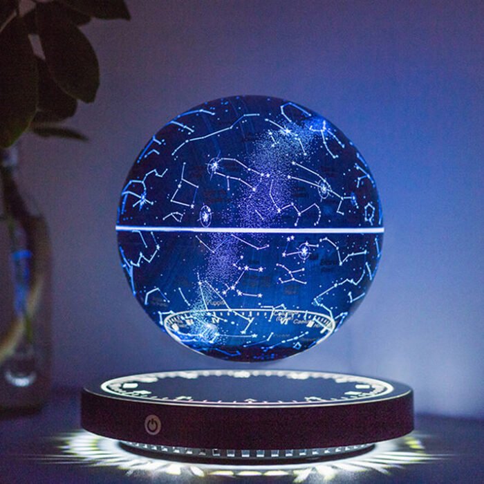 Magnetic 360° Rotating Levitation Starlight Ball Night Light – Floating Atmosphere Lamp