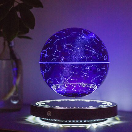 Magnetic 360° Rotating Levitation Starlight Ball Night Light – Floating Atmosphere Lamp
