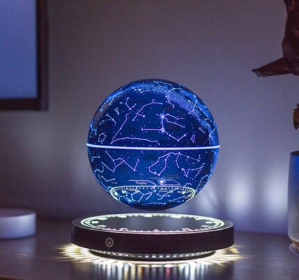 Magnetic 360° Rotating Levitation Starlight Ball Night Light – Floating Atmosphere Lamp