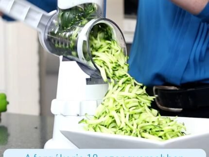 Multi-Functional Hand Roller Vegetable Cutter – 3-in-1 Rotary Slicer, Cheese Grater & Food Chopper