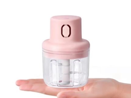 Multifunction Portable Electric Handheld Meat & Garlic Chopper – Multi-Purpose Grinder & Press